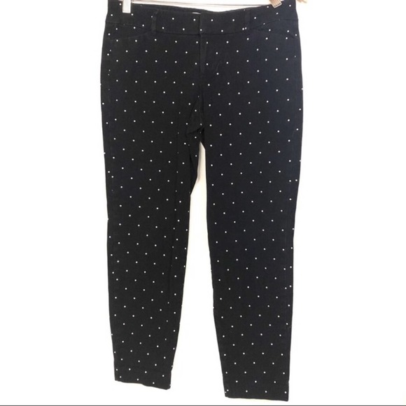 Old Navy Pixie Black and White Dot Cropped Pants 4 - Picture 4 of 8
